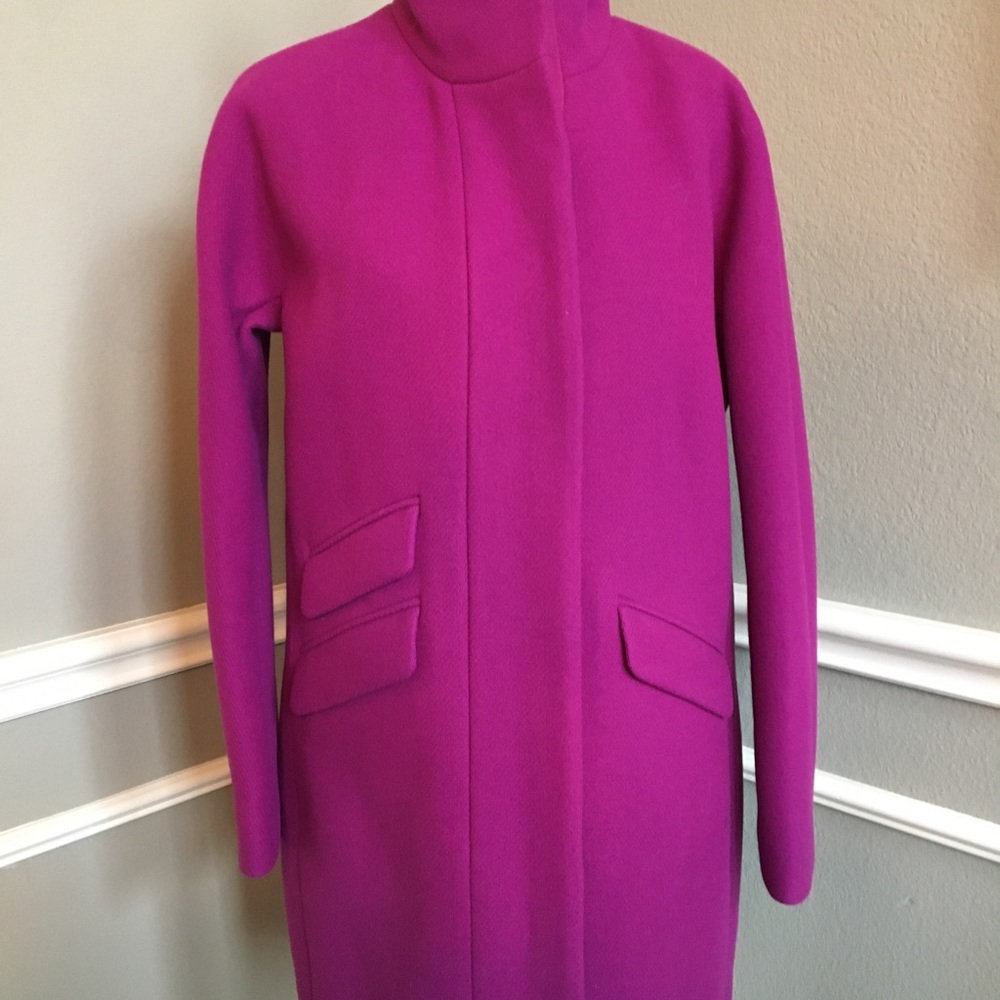 J Crew Stadium Cloth Coat Size 6 - Picture 2 of 6